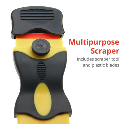 Ex-Pro Single Sided Universal Scraper with 10x Plastic Safety Blade