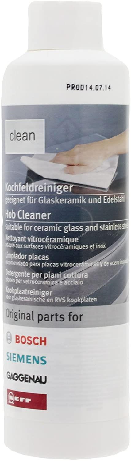 Bosch Stove Cleaner Kit with Scraper for Ceramic Hob 250ml