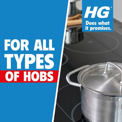 HG Hob Cleaner, Induction Ceramic & Glass Spray, Grease Remover & Kitchen Cleaner Degreaser - 500ml